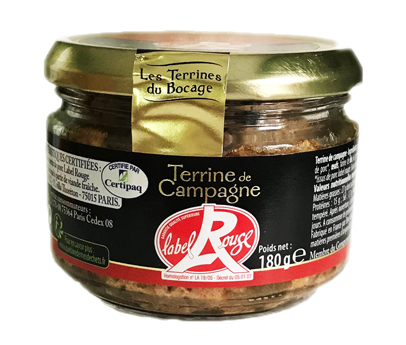 Terrine (Paté) de Campagne tradition 180g Label Rouge Frankreich