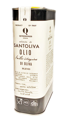 Olivenöl Extra Vergine Santoliva Casa Quignones Sizilien 1L