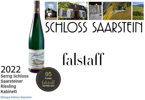 Schloss Saarstein Kabinett  2022 - 95 Falstaff Punkte