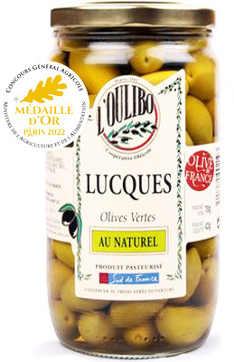 L'Oulibo Lucques Oliven grün | Grüne Diamanten | 700g (Abtropfgewicht 420g) Goldmedaille