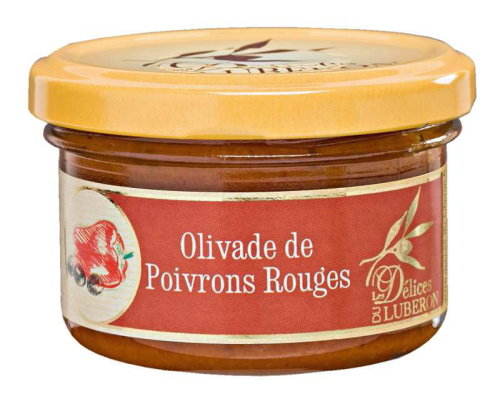 Olivade de Poivrons Rouges, Rote Paprikacreme 90g Glas