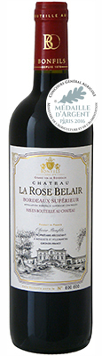 Château La Rose Belair 2020 AOC Bordeaux Superieur Rotwein 0,75l Fl.