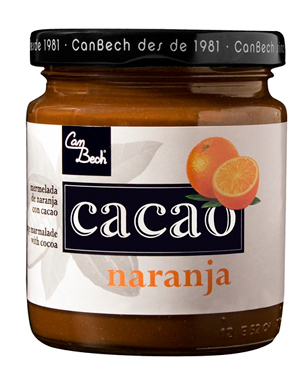 Orangen Marmelade mit Kakao Can Bech 290g