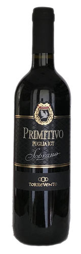 Primitivo Soprano 2021 Torrevento Puglia IGP, 0,75l Flasche