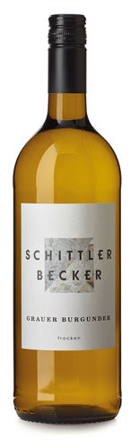 2020 Grauburgunder trocken Schittler-Becker 1L Flasche