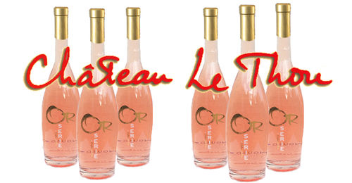 Château le Thou Serie d'Or Rosé 2019, 6 Flaschen
