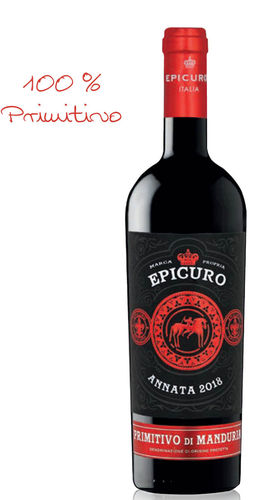EPICURO 2019 Primitivo di Manduria DOP, 0,75l Flasche