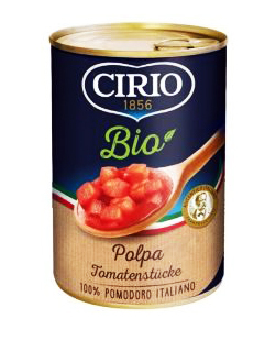 CIRIO Polpa Tomatenstücke Bio Autentico Italiano 400g