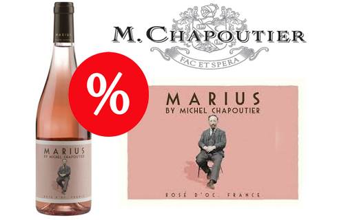 14% sparen | 2020 Marius Rosé Wein M.Chapoutier, 0,75l Fl.
